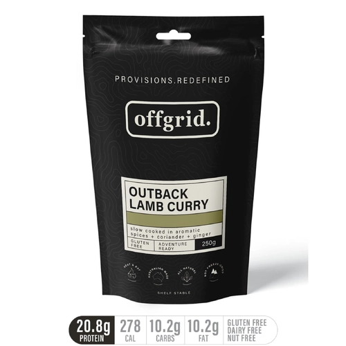 Outback Lamb Curry MRE