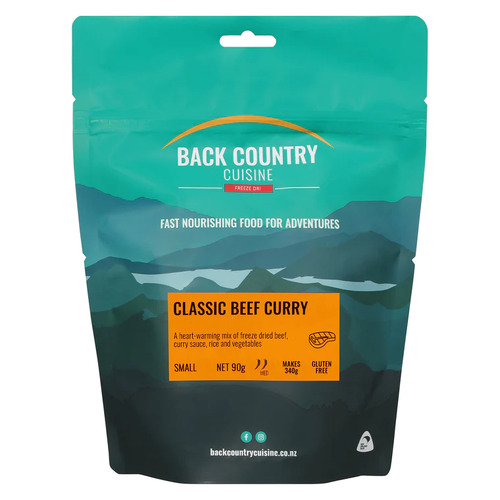 BackCountry Classic Beef Curry Freeze Dried Meal