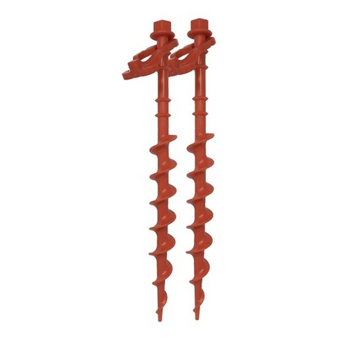Spiral Auger Screw In Tent & Awning Peg Kit 20cm