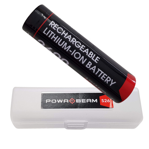 Powa Beam 18650 2600mah S26 Rechargeable Battery 