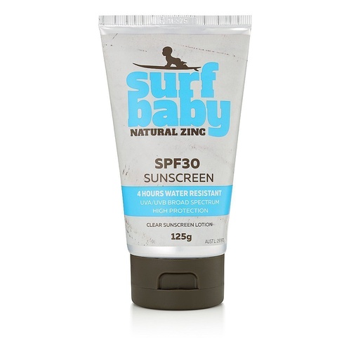 SurfBaby Natural Zinc SPF30 Clear Sunscreen 125g
