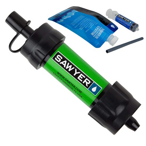 Green Sawyer Mini Water Filter
