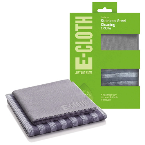 E-Cloth Stainless Steel Eco Cleaning Cloth 2 Pack