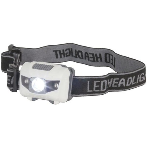 3W LED Headlamp with 2 Red LEDs 80 lumens