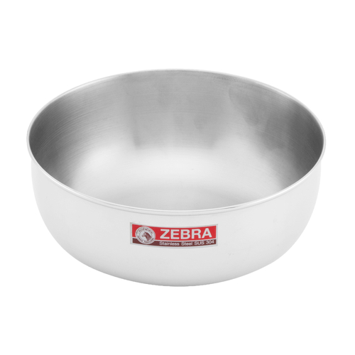 Zebra Stainless Steel Bowl 14cm 800ml