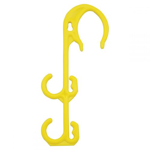 CLEARANCE Yellow Cable Hanger 2pk