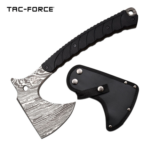Tac-Force Etched Blade Full-Tang Hatchet