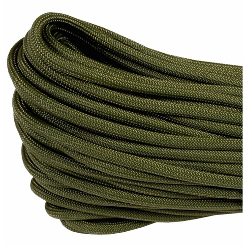 Mil-Spec Camo Green (OD) Paracord 550 (100ft) MADE IN USA