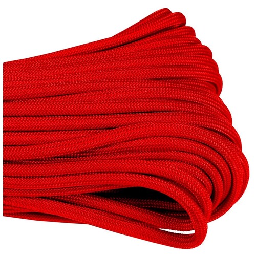 Mil-Spec Red Paracord 550 (100ft) MADE IN USA