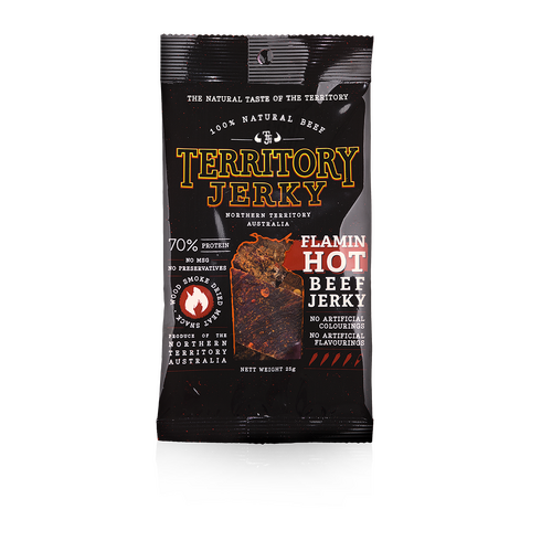 Flamin Hot Beef Territory Jerky 25g