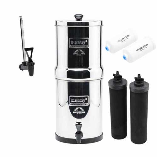 Travel Berkey Deluxe Fluoride Reduction Package