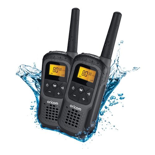 2W Oricom W/proof Handheld UHF CB Radio Twin Pack