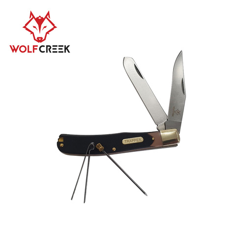 Wolf Creek 2 Blade Trapper Folding Knife