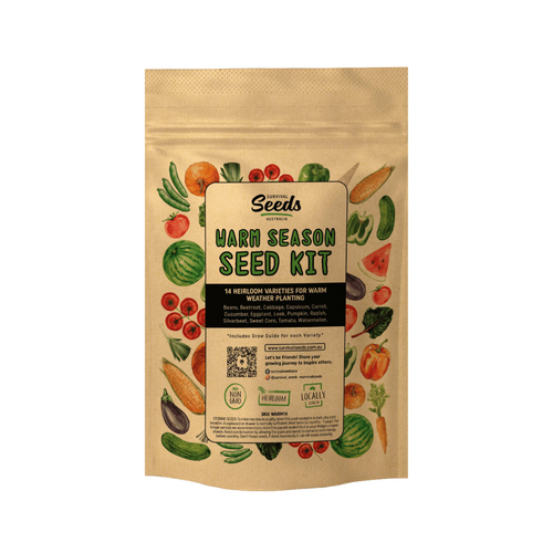 Spring / Summer (Warm Season) Seed Kit 14 Heirloom Varieties