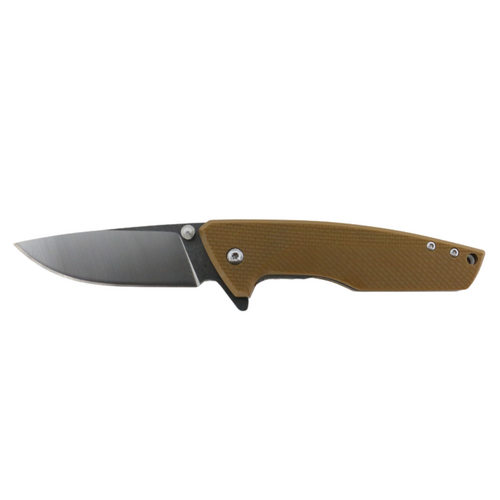 Brown Dog 80mm Stainless Steel Folding Knife