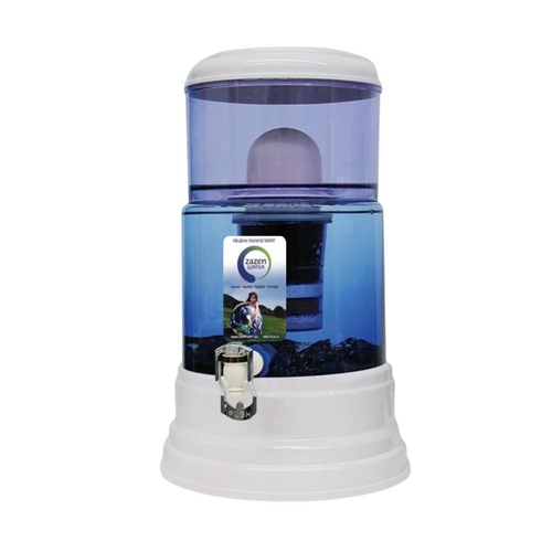 Zazen Alkaline Water Filtration System with Glass Bottom Tank