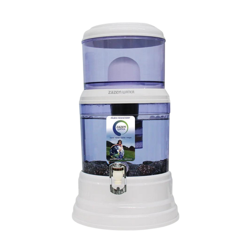 Zazen Alkaline Water Filtration System with BPA-Free Plastic Bottom Tank