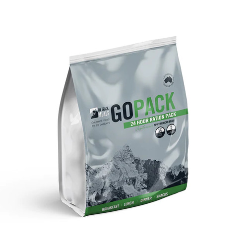 Go Pack 24hr MRE Ration Kit Vegetarian Spicy Mexican Beans 
